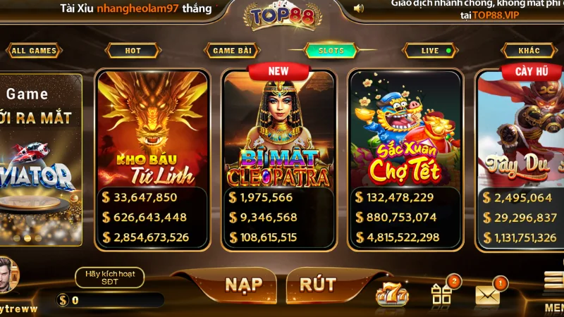 Nổ hũ với giải Jackpot thơm nhất định không thể bỏ qua hôm nay