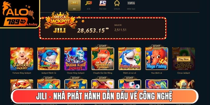 JILI - Nhà phát hành dẫn đầu về công nghệ