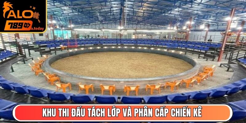 Khu thi đấu tách lớp và phân cấp chiến kê